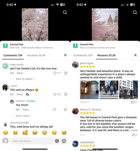 TikTok takes on Google Maps by surfacing reviews in the comments tab
