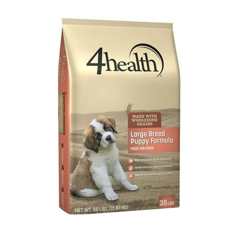 4health 9907 35lb Wholesome Grains Large Breed Puppy Chicken Formula ...