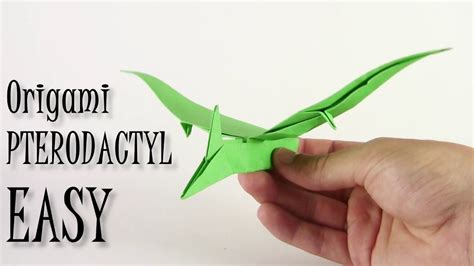 C Mo Hacer Un Dinosaurio Origami Pterodactyl Como Fazer Um Origami