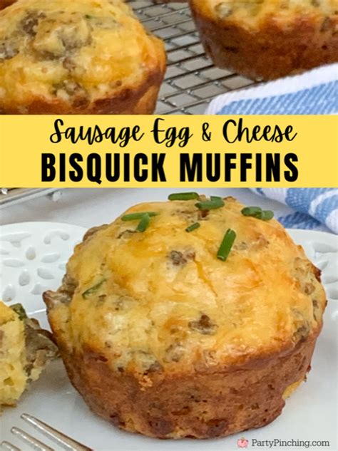 Bisquick Sausage Muffins 4 Ingredient Muffins Eggs Sausage Cheese Artofit