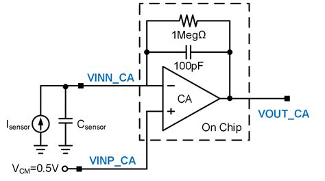 Fig 3 Schematic For The Charge Amplifier