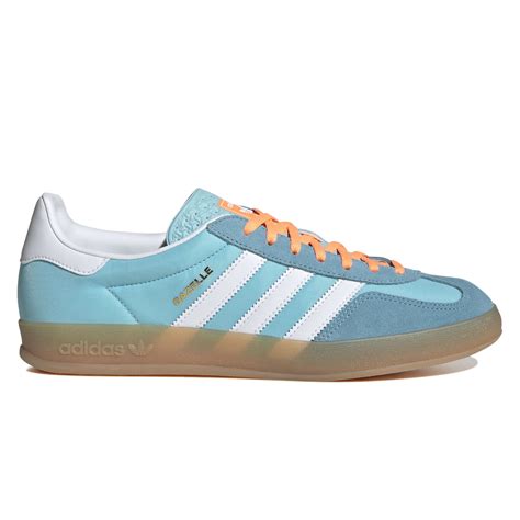 Adidas Originals Gazelle Indoor Preloved Blue Footwear White Gum 3