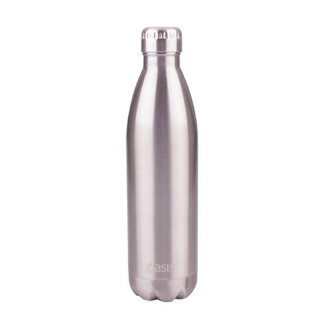 Buy Oasis Stainless Steel Insulated Water Bottle 750ML Silver In