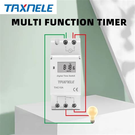 Thc A Weekly Days Programmable Digital Time Switch Timer Control Ac