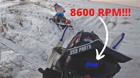 Polaris Iqr 600r And Assault 800 Get Stuck In Deep Pow Ditches Youtube