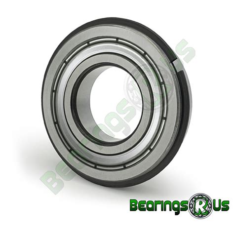 6201 ZZNR Unbranded Deep Groove Ball Bearing With External Snap Ring