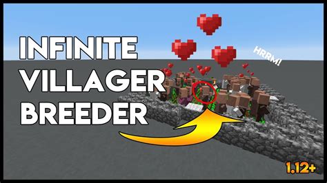 Minecraft Infinite Villager Breeder 112 Youtube