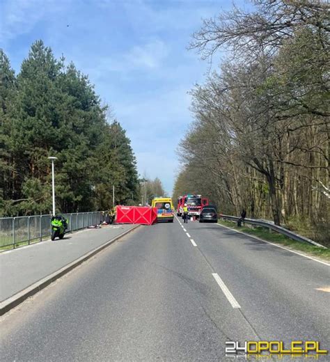 Tragiczny wypadek na drodze wojewódzkiej 454 Nie żyje motocyklista