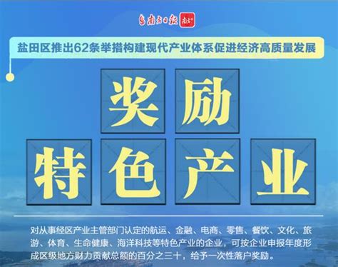 9张海报读懂盐田惠企纾困促发展新举措新闻频道央视网