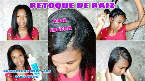 Retoque De Raiz Progressiva Select One Em Cabelo Crespo Youtube