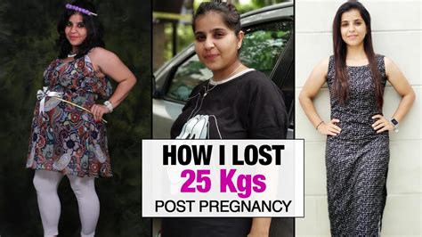 My Post Pregnancy Weight Loss Transformation From 78 Kgs To 53 Kgs Fat To Fit Fit Tak Youtube