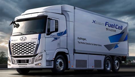 Hyundai zeigt überarbeiteten Wasserstoff Lkw ecomento de