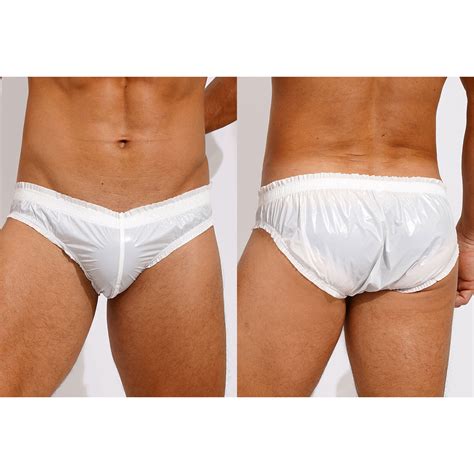 Men S Shiny Bikini Swimwear Low Rise Elastic Briefs Bulge Pouch Underwear Trunks EBay