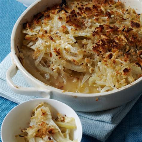 Onion-Fennel Gratin Recipe - Michael Romano