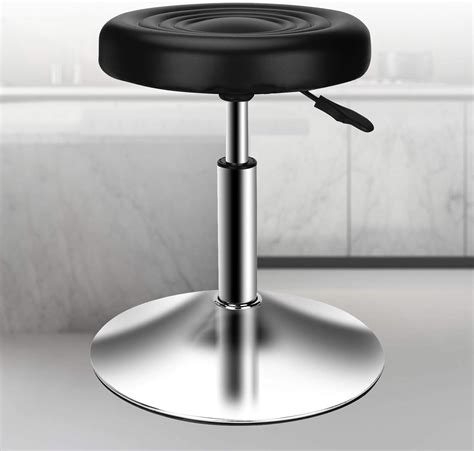 PenghaiYunfei Modern Bar Stool PU Leather Adjustable Height Rotating