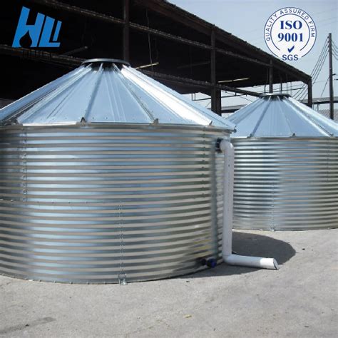 Modular Corrugated Steel Tank Aquaculture 5000 10000 Gallon Liter Round