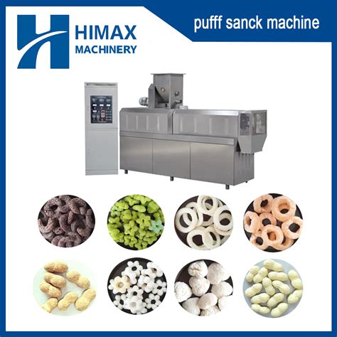 Automatic Puff Snack Machine Corn Puffs Extruder Machine Puffed Snack