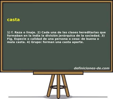 Significado De Casta