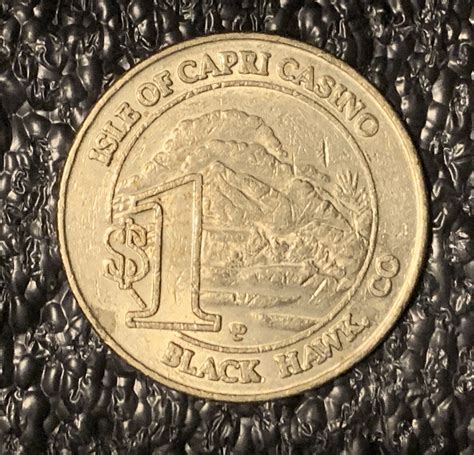 Isle of Capri Casino Black Hawk CO One Dollar Chip Silver Tone | Etsy