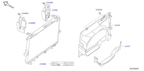 Nissan Frontier Radiator Coolant Hose Lower 21503 EA000 BOCH