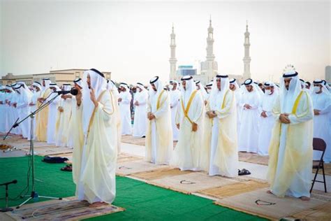 Rak Ruler Performs Eid Al Fitr Prayer Menafn