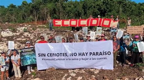 Activistas Alertan Da Os Al Medio Ambiente Por El Tren Maya En Quintana Roo