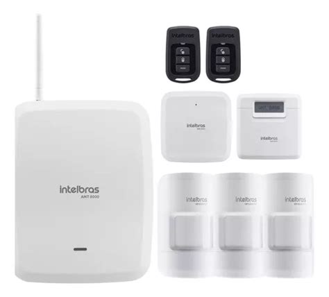 Kit Central Amt 8000 Wifi 3 Sensores Infra Ivp 8000 Pet Inte Frete grátis