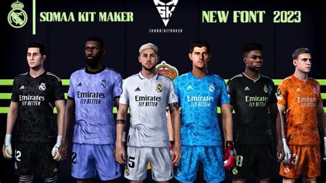 Efootball Pes 2021 Real Madrid New Season 2022 2023 Kit Pack Sider Cpk