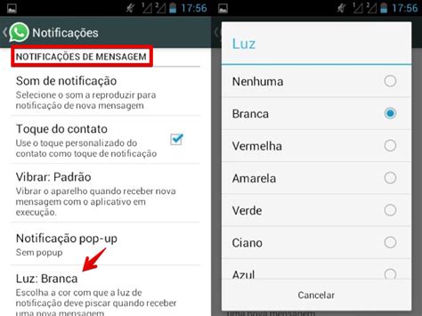 Como Personalizar A Cor Da Luz De Notifica O Do Whatsapp Para Android