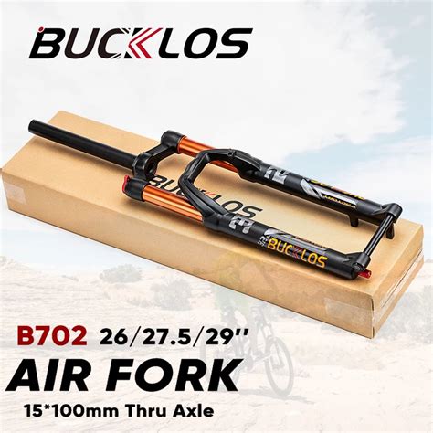 BUCKLOS Bike Fork 26 27 5 29 Mtb Suspension Fork Travel 140mm Bicycle