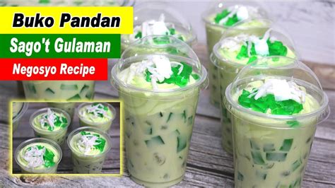 Buko Pandan Sago T Gulaman Recipe Buko Pandan Drink Youtube