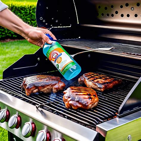 how to clean bbq grill with vinegar and baking soda