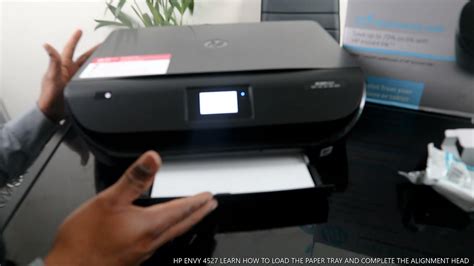 Hp Envy Learn How To Load The Paper Tray And Complete The