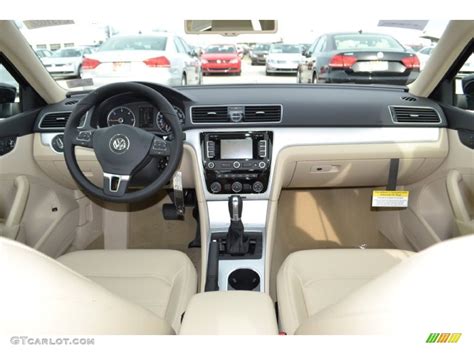 2013 Volkswagen Passat Tdi Se Cornsilk Beige Dashboard Photo 75323353