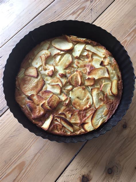 G Teau Invisible Aux Pommes Recette Facile Et Rapide Un Jour Une