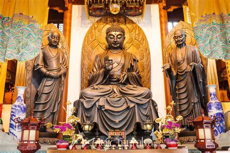 Buddha Statues in Lingyin Temple in Hangzhou China 7841 Magic Murals