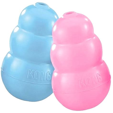 Kong Puppy Kong Toy Large Assorted Pinkblue Kong Puppy Toys