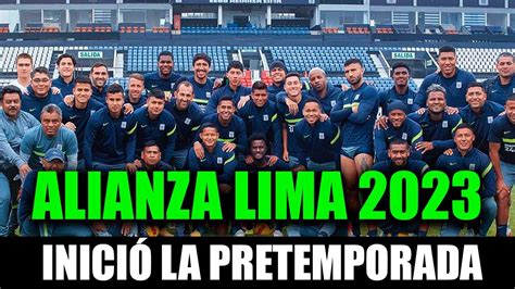 Alianza Lima Plantel I As Va Quedando El Equipo A Falta De