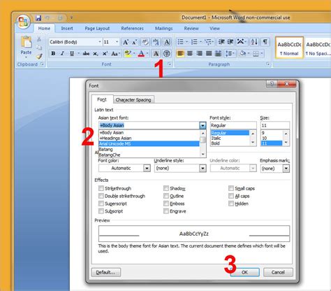 Change Default Font In Onenote