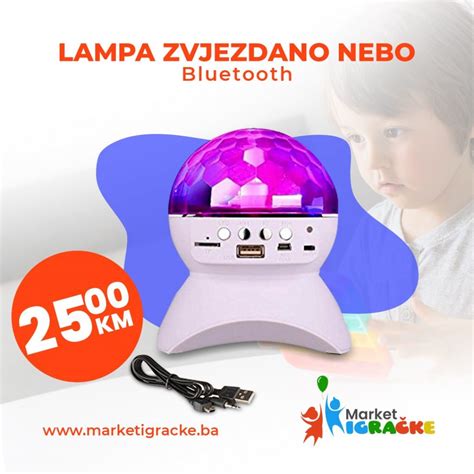 Lampa Zvjezdano nebo Bluetooth Market Igračke