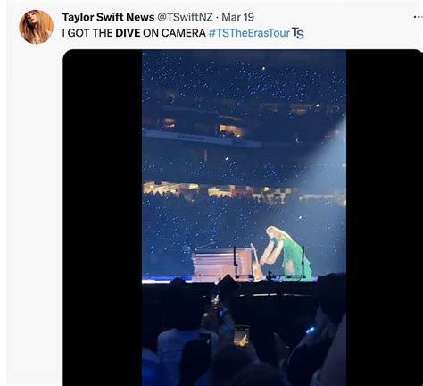 Taylor Swift Leaves Fans In Awe As She Dives Into The Stage And Swims During Her Eras Tour