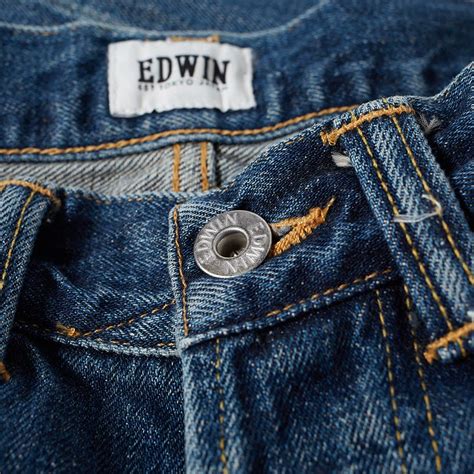 Edwin ED 80 Slim Tapered Jean Retro Wash 14oz Red Selvedge END US