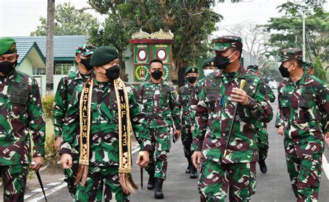 Danrem Gatam Dampingi Pangkostrad Letjen Tni Dudung Abdurachman