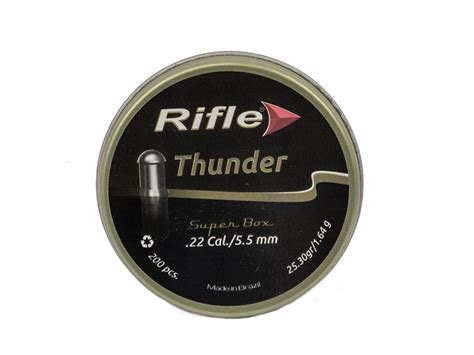 Rundkopf Diabolos Rifle Ammunition Thunder SB Kaliber 5 5 Mm 1 64 G