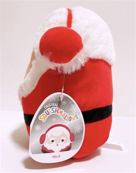 Squishmallows Official Christmas Nick The Santa Claus Plush