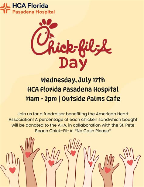 Chick Fil A Day Benefits The American Heart Association Hosted By