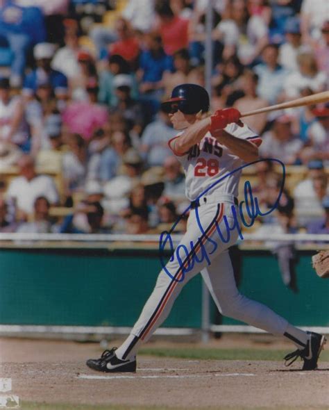 Autographed Cory Snyder X Cleveland Indians Photo Main Line Autographs