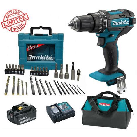 Perceuse Visseuse Percussion Makita V Nm Dhp Batt Ah