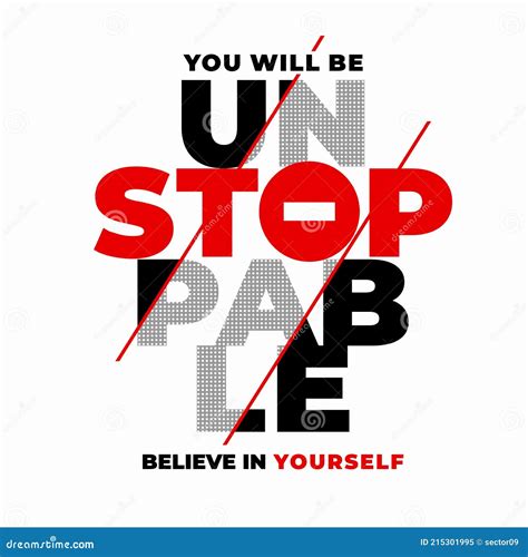 Unstoppable Modern And Stylish Motivational Quotes Typography Slogan Colorful Abstract Design