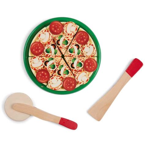 Melissa And Doug 54 Piece Pizza Wooden Food Set Home Hardware